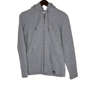 American Giant Women's Gray Full Zip Hooded Jacket Size Medium 100% Cotton